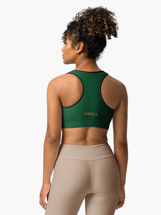 ORIGIN SPORTS BRA · FOREST GREEN