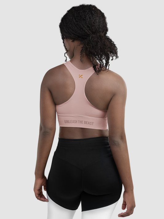 PRESTIGE SPORTS BRA · DESERT ROSE