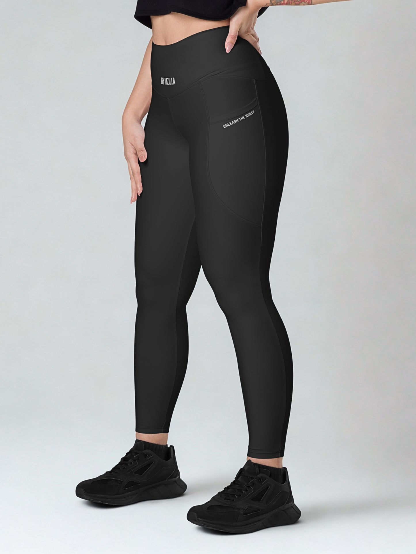 ORIGIN LEGGING · CHARCOAL BLACK