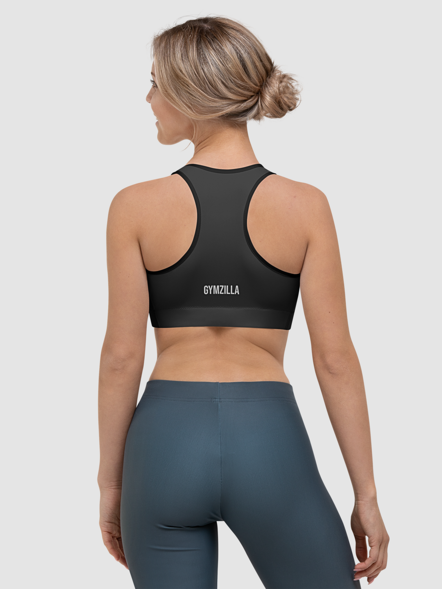 ORIGIN SPORTS BRA · CHARCOAL BLACK