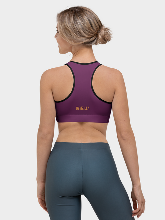 ORIGIN SPORTS BRA · DEEP BURGUNDY