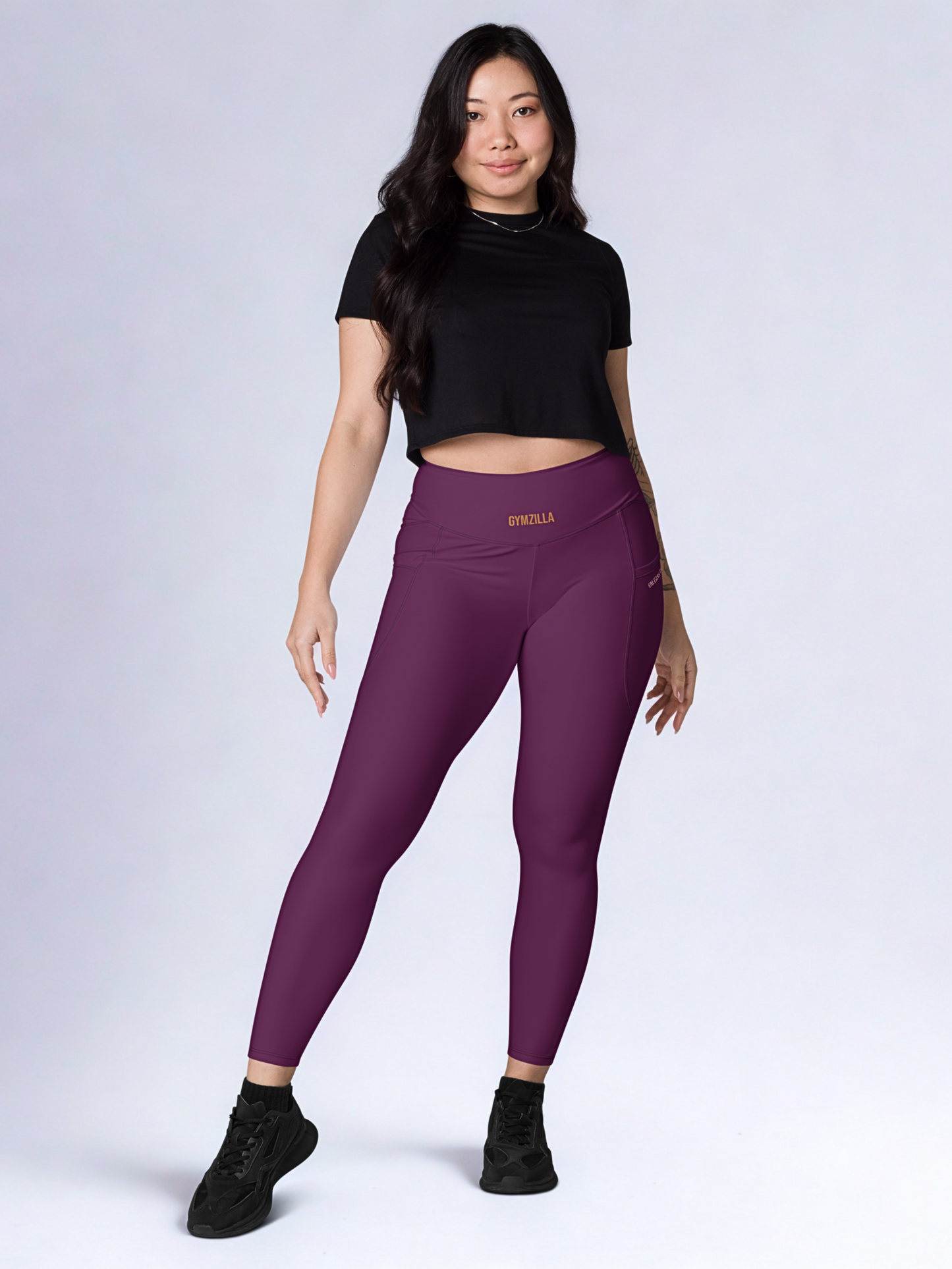 ORIGIN LEGGING · DEEP BURGUNDY