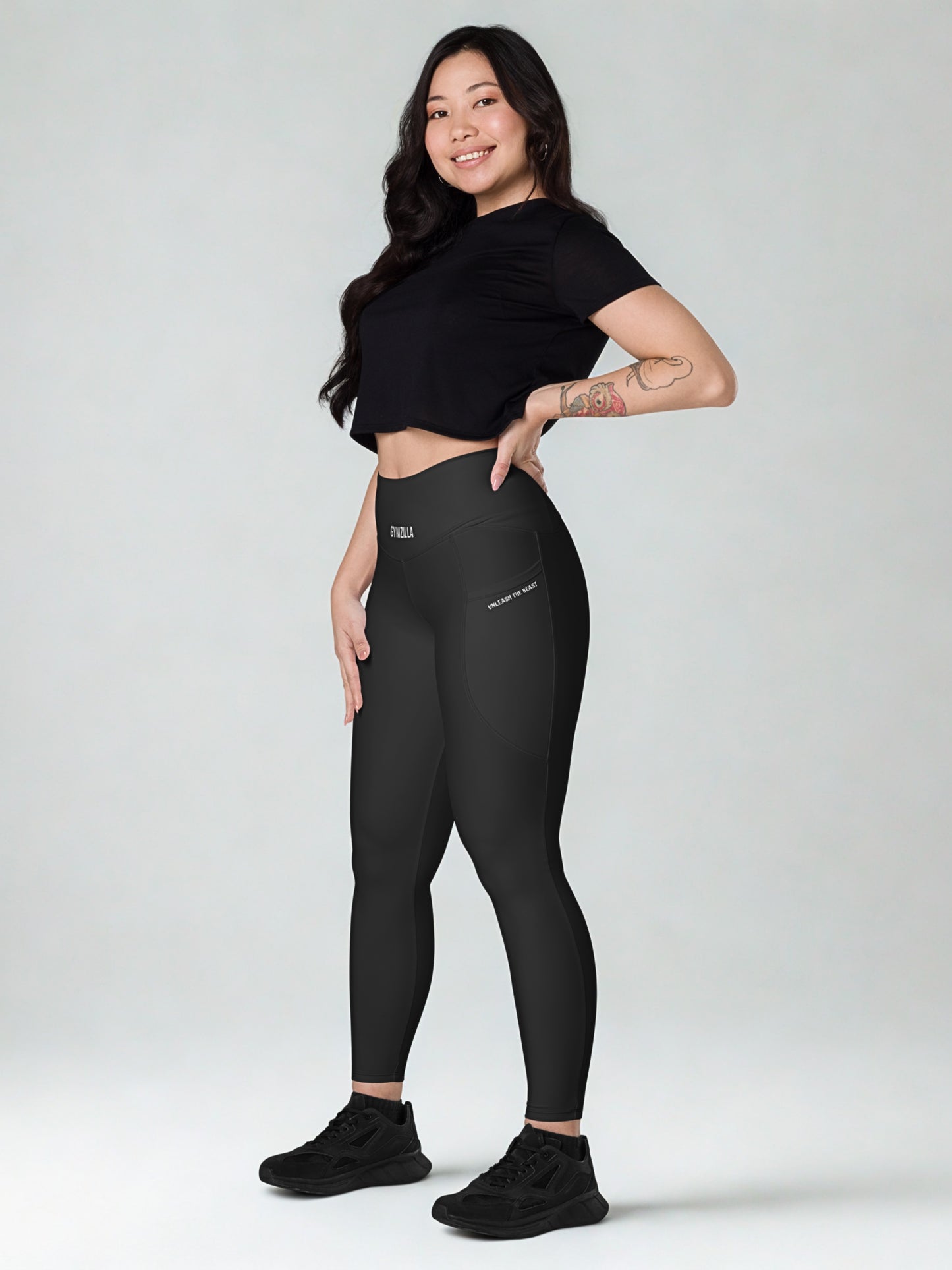 ORIGIN LEGGING · CHARCOAL BLACK
